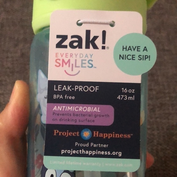 Moose Bluey Bingo 16 Oz Plastic Water Bottle Zak Designs - Picture 16 of 17